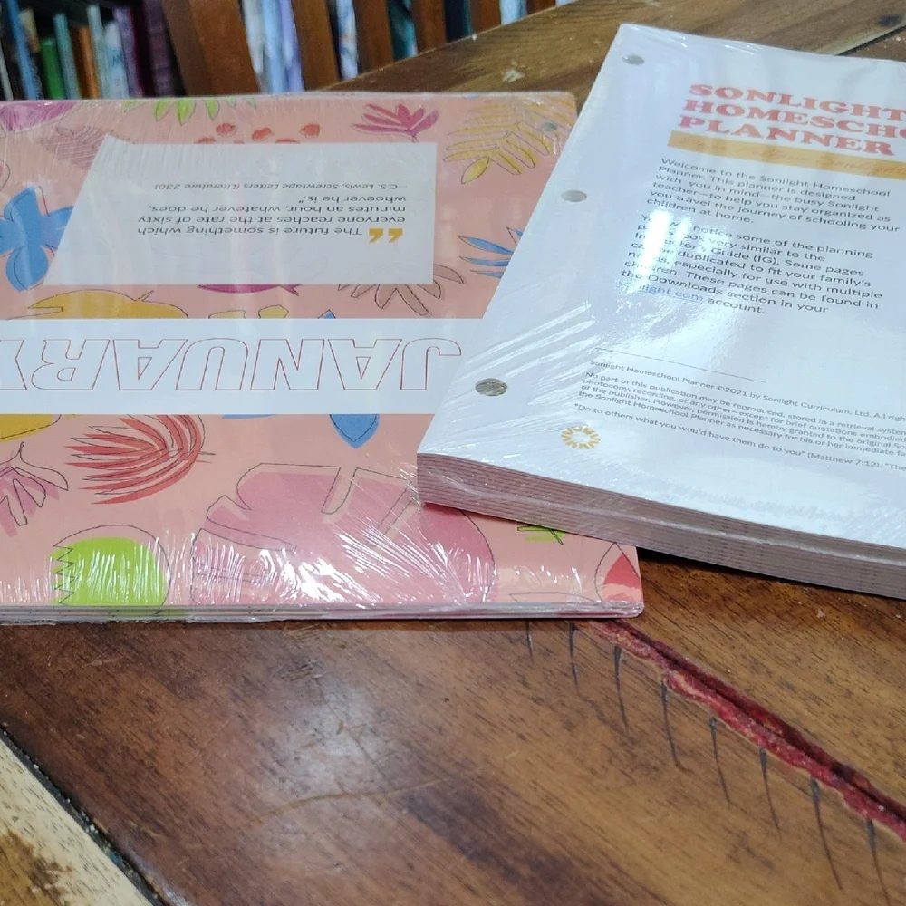 Sonlight Homeschool Monthly Dividers And Planner Pages